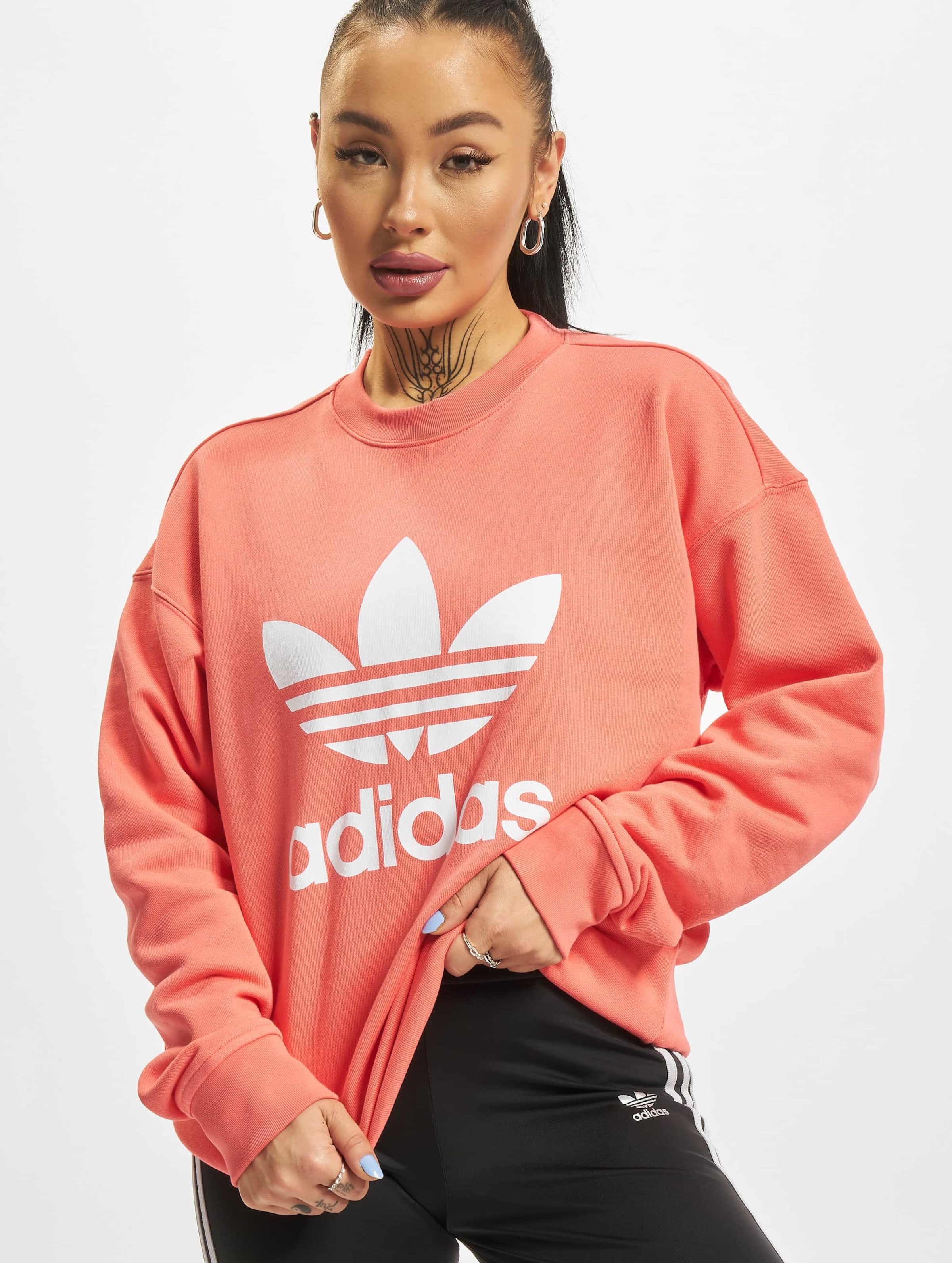 Trefoil sweatshirt cheap