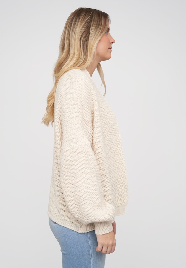 Open Oversized Knit Cardigan-3