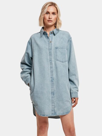 Ladies Oversized Denim Shirt