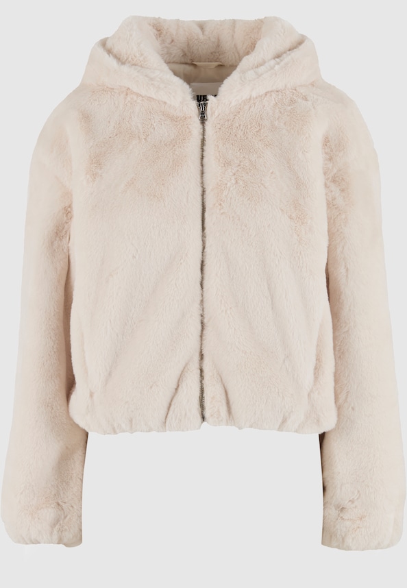 Ladies Full Zip Faux Fur -4