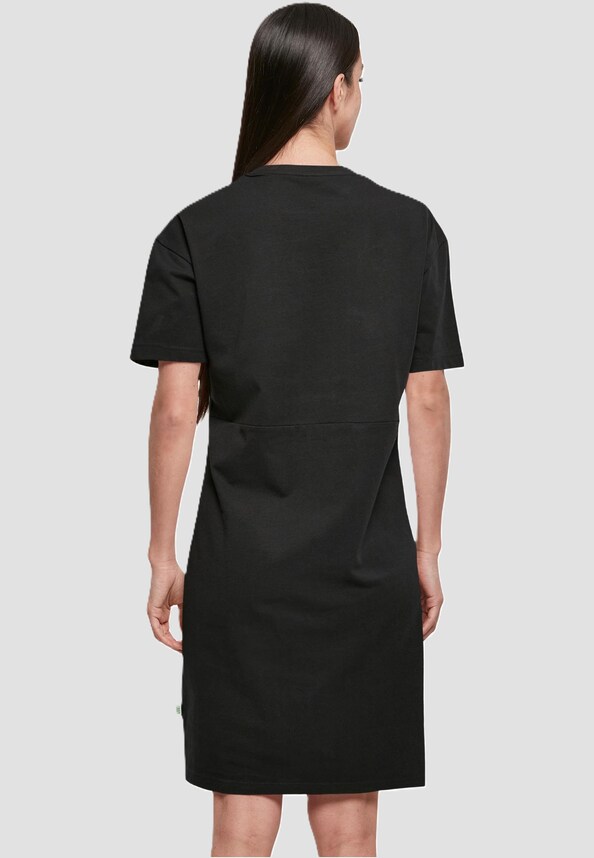 Ladies Paris X Organic Oversized Slit Tee Dress-1