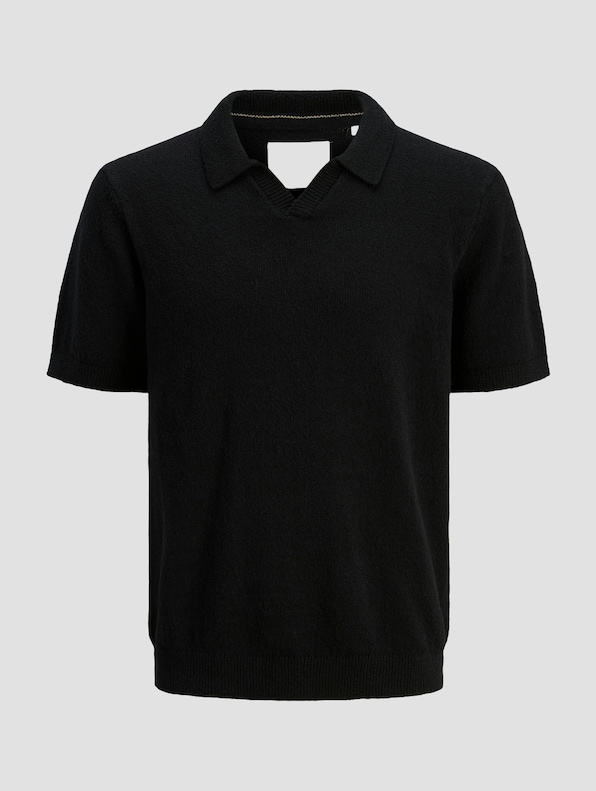 Jack & Jones Wilder Knit Split Neck Poloshirts-4