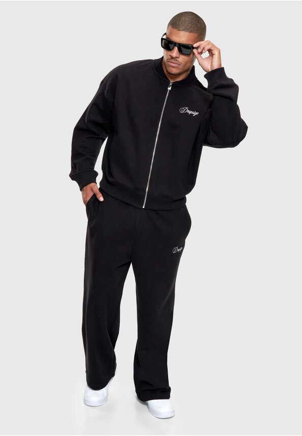 EMBROIDERY BAGGY OPEN LEG JOGGER-1