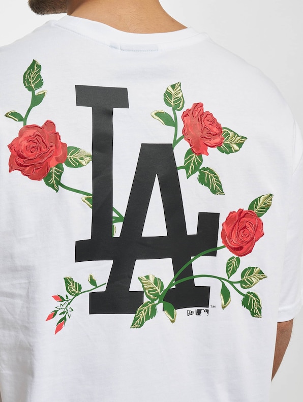 MLB Floral Graphic Oversized Los Angeles Dogders-5