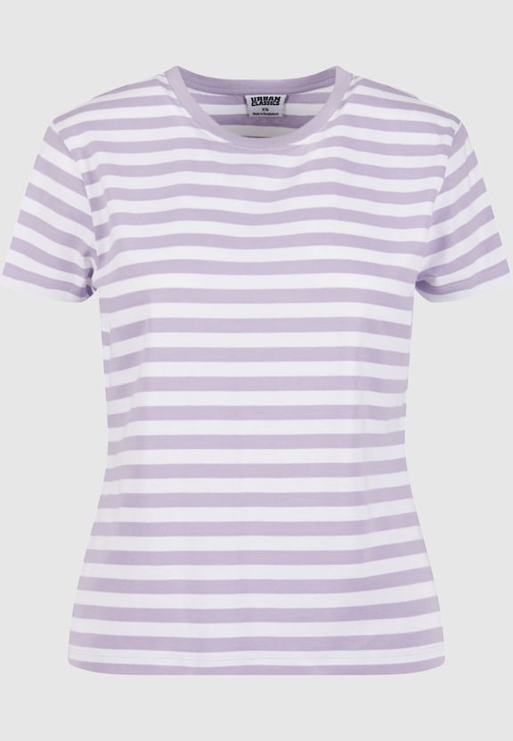 Ladies Regular Striped Tee-3