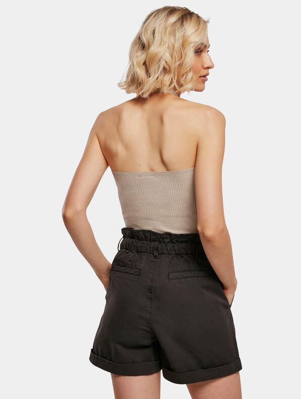 Ladies Rib Knit Crossed Neckholder-1