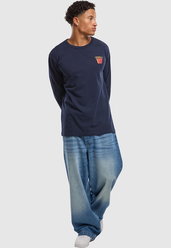 Wood Wood Mel Stacked Logo Longsleeve-3