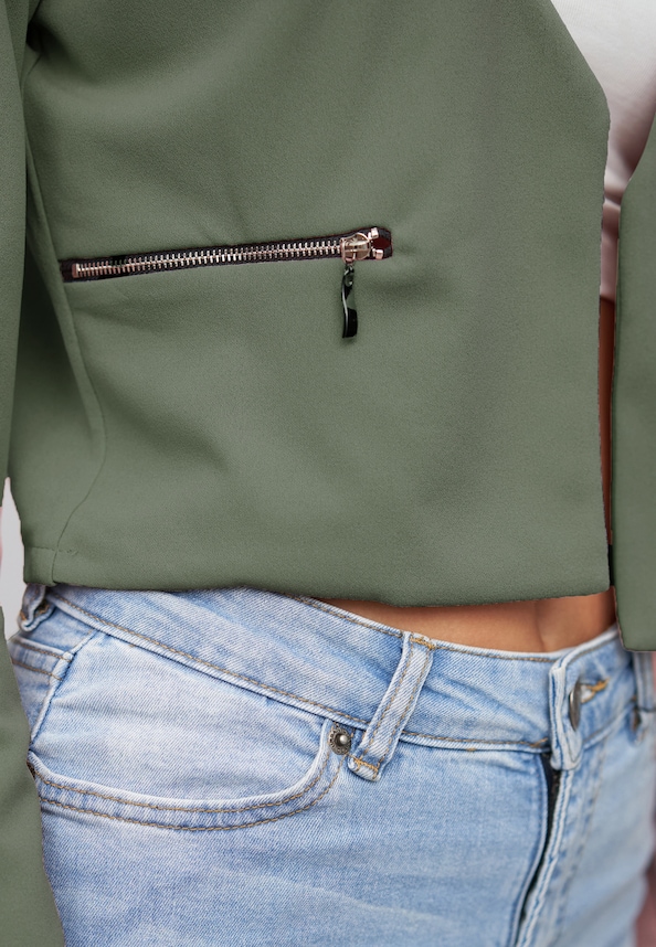 Short Blazer wit Zip-Pockets-5