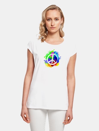 Ladies Peace - Graffiti  Extended Shoulder