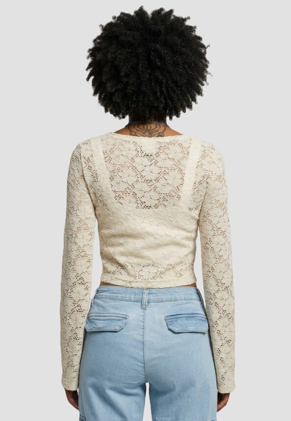Ladies Cropped Lace-1