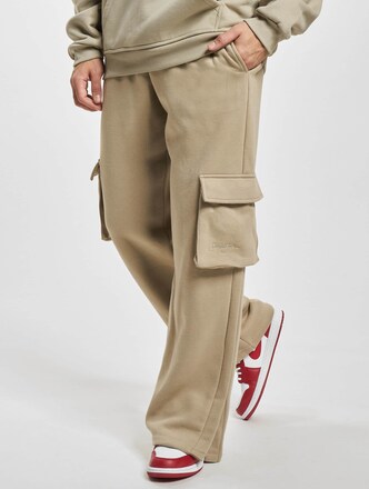 Sean John Script Logo Peached Slit Sweat Pants