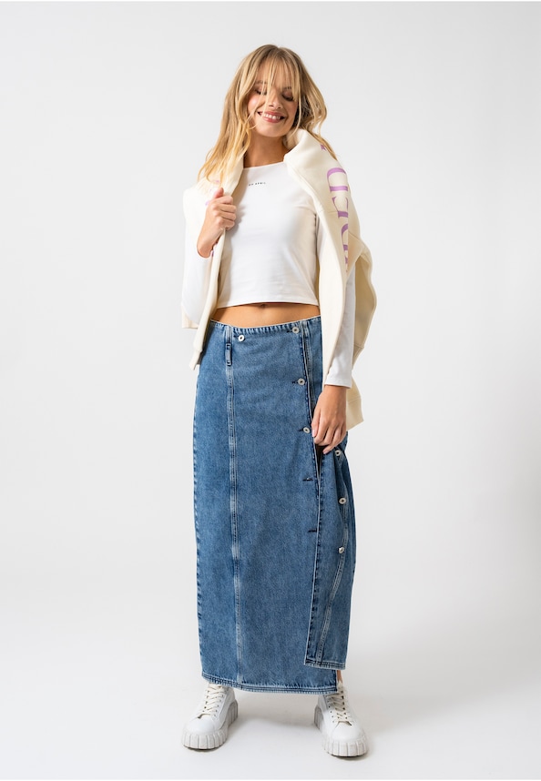 Aspen Denim Skirt-4