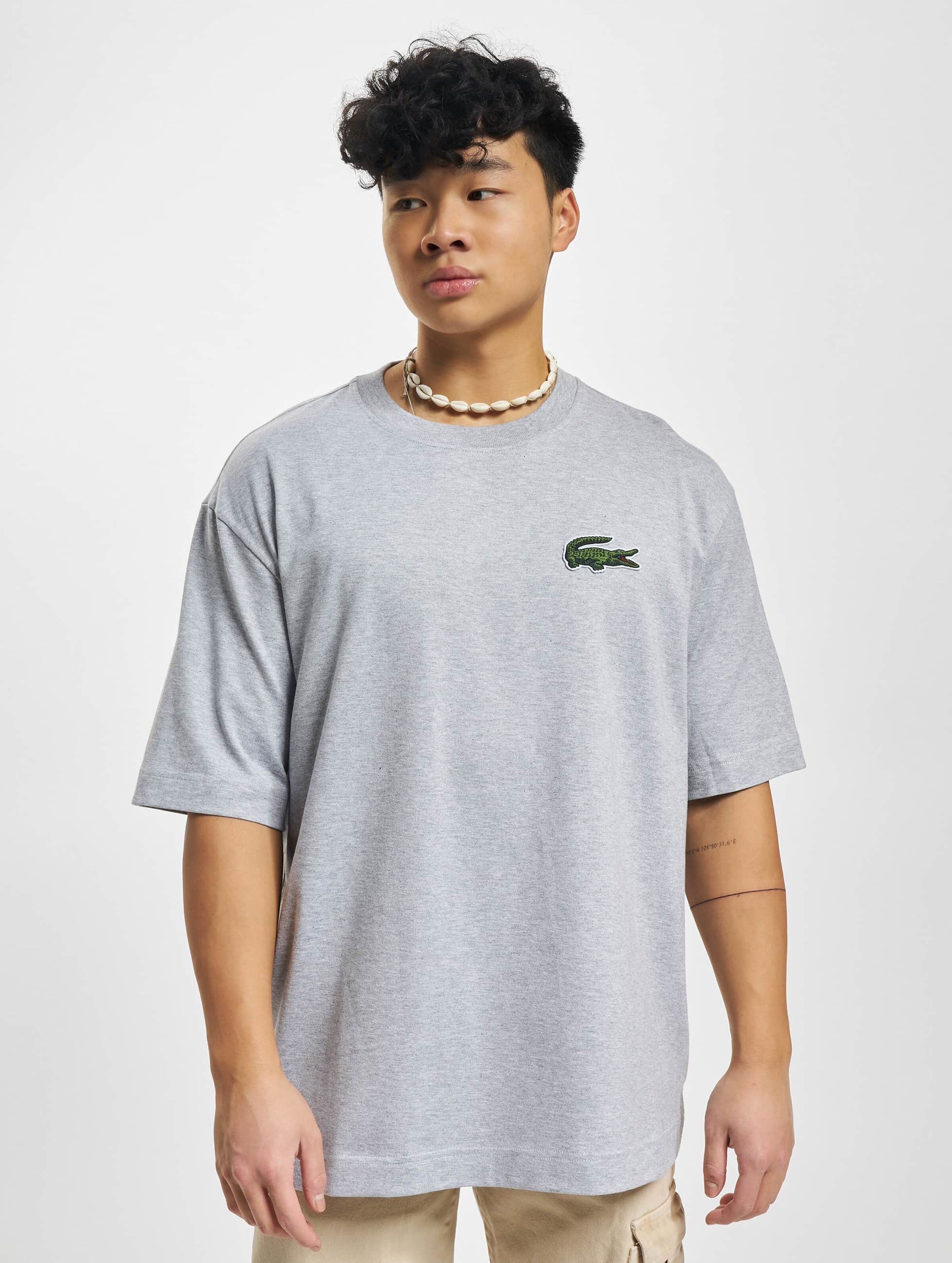 Tee shirt outlet blanc lacoste