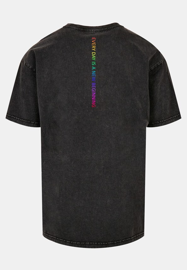 Hope Rainbow Acid Washed Heavy Oversized Tee-5