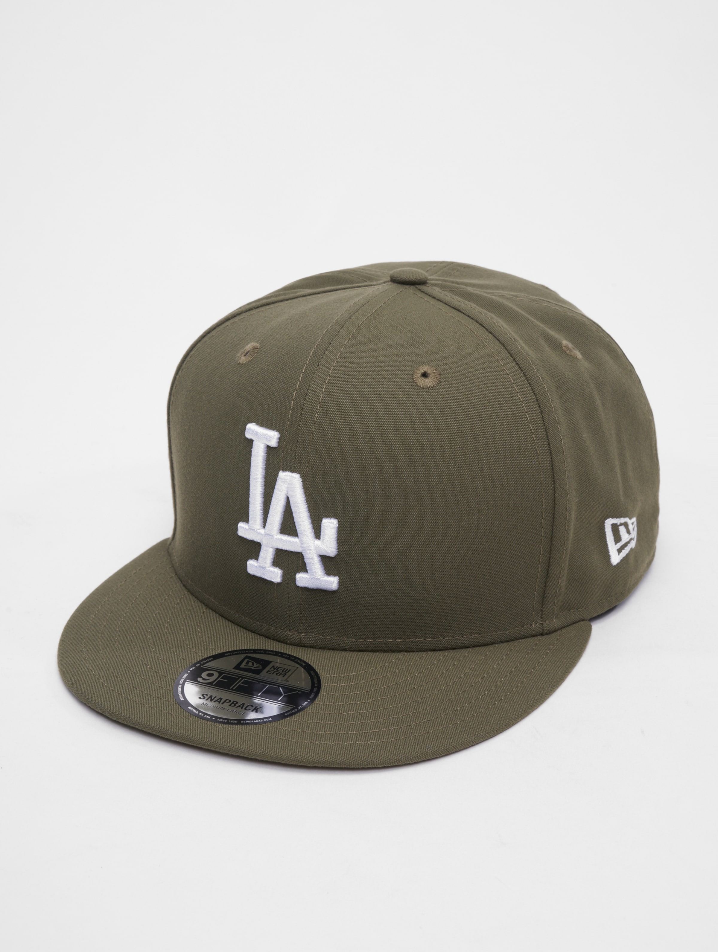 New Era Repreve 9FIFTY LA Dodgers CO Snapback Caps Frauen,Männer,Unisex op kleur olijf, Maat SM