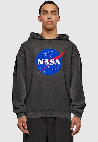 Nasa - Insignia Logo Acid Washed Oversize Hoody