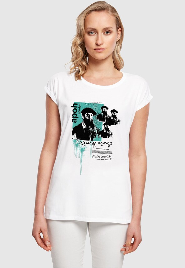 Ladies APOH - Monet Impressionist T-Shirt-0