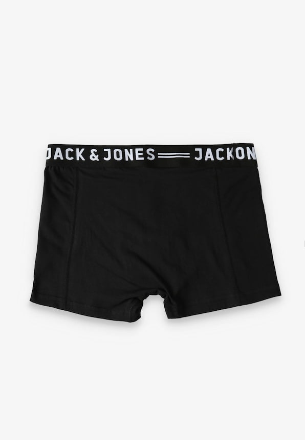 Jack & Jones Sense 3-Pack Noos Trunks Black/Detail Black-3