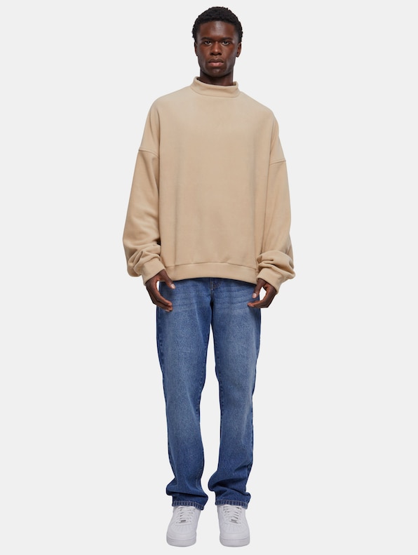 Oversized Polar Fleece Crew-2