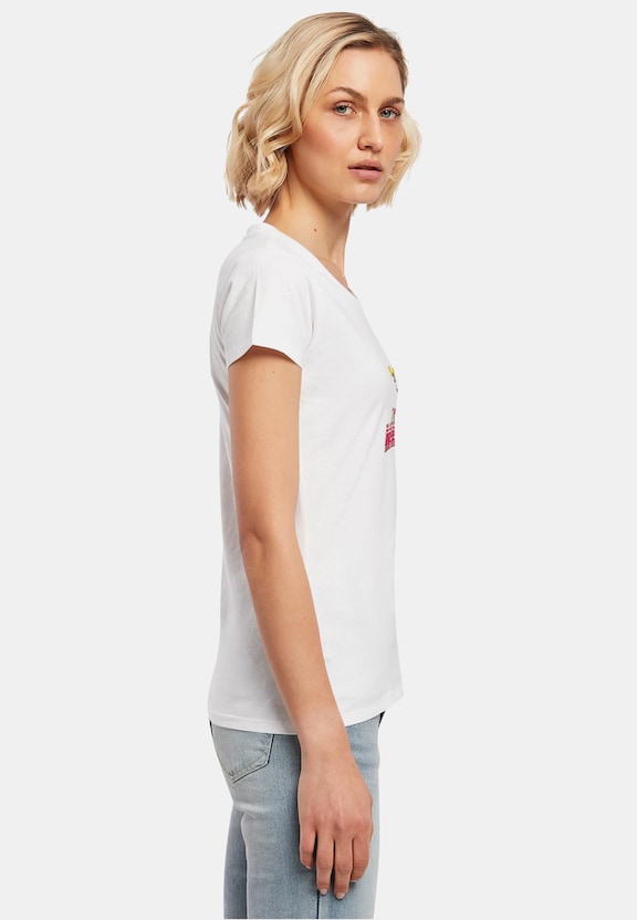 Ladies Peanuts Merry Basic Tee-3