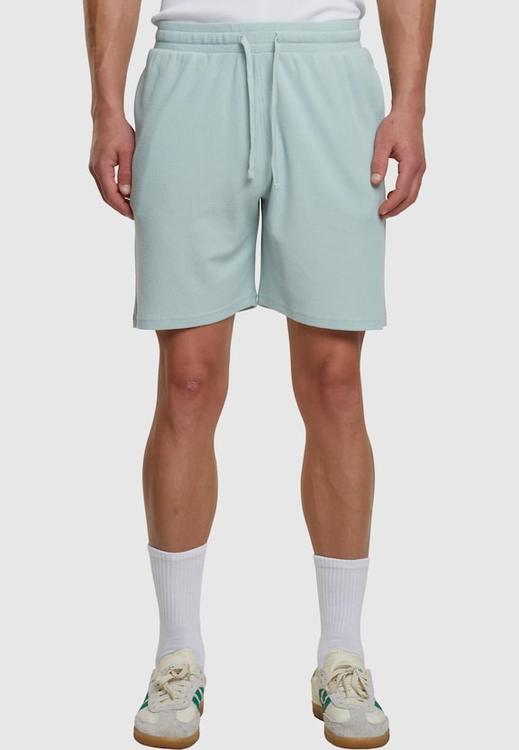 Waffle Sweat Shorts-4