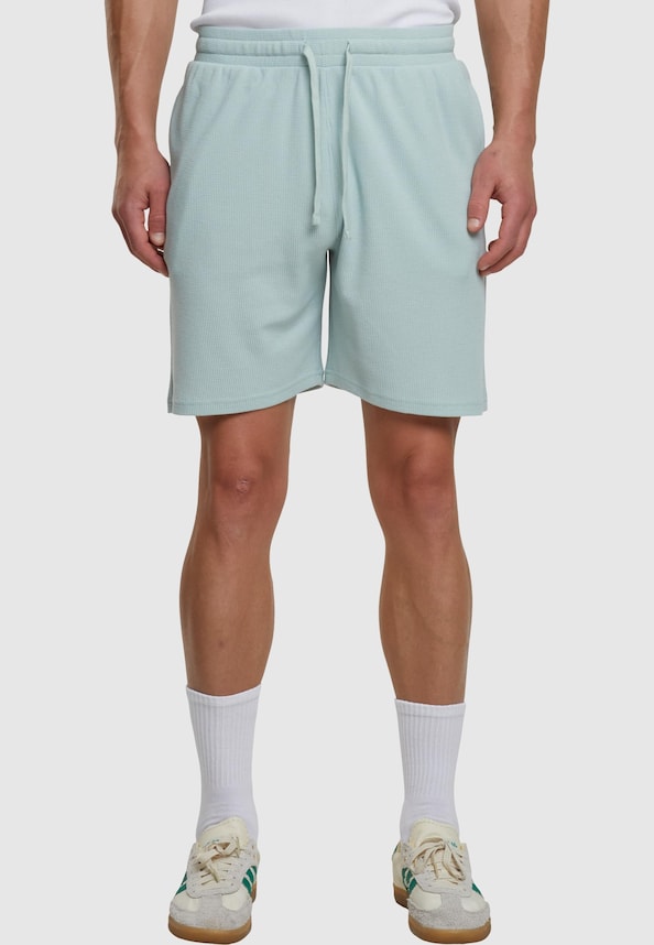 Waffle Sweat Shorts-4