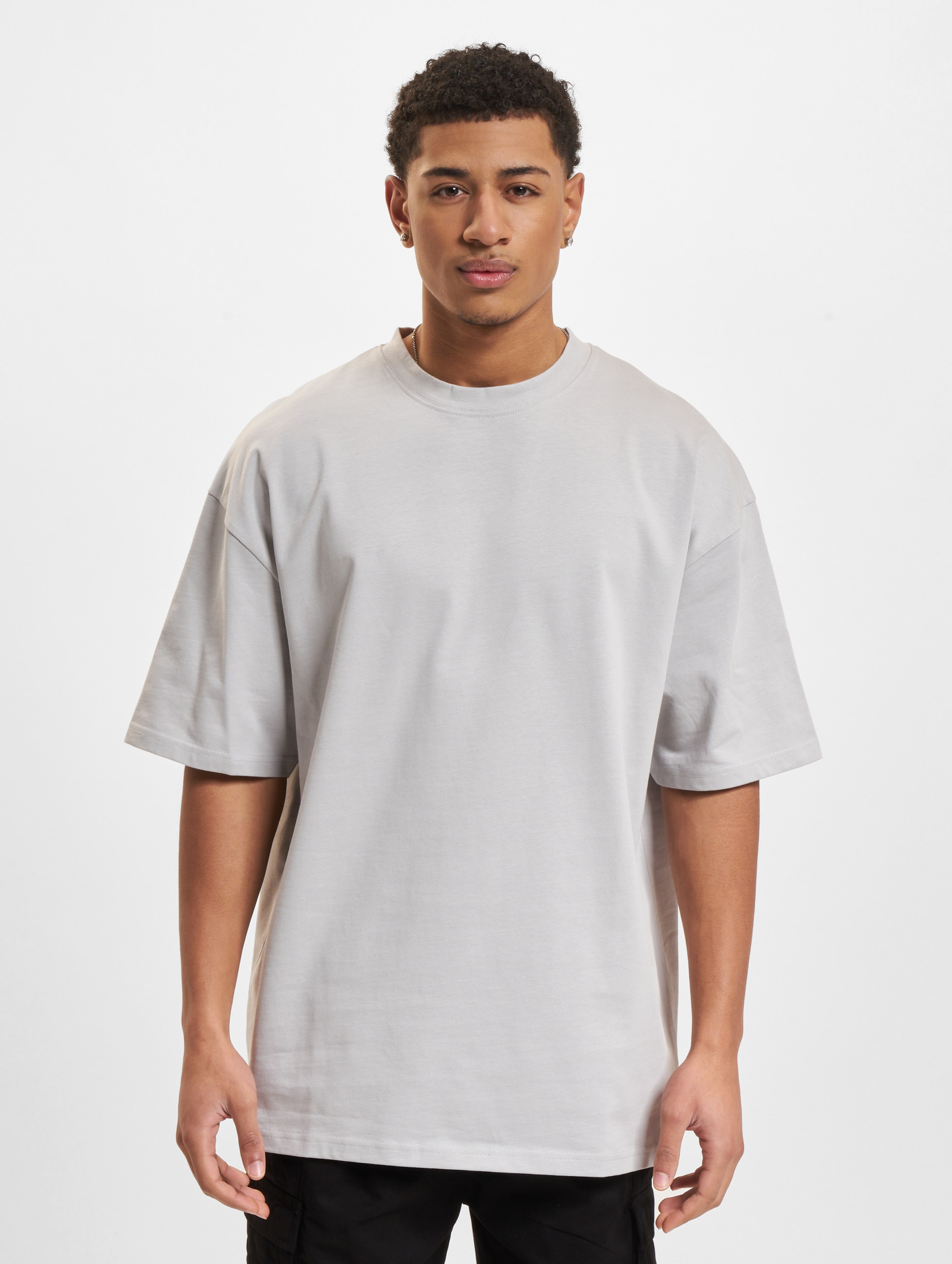 DEF Original T-Shirts Mannen op kleur grijs, Maat S