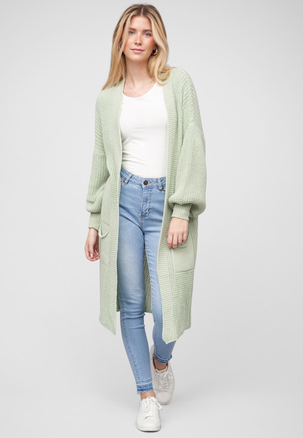 Cloud 5ive Longform Knit Cardigan with 2-Pockets-4
