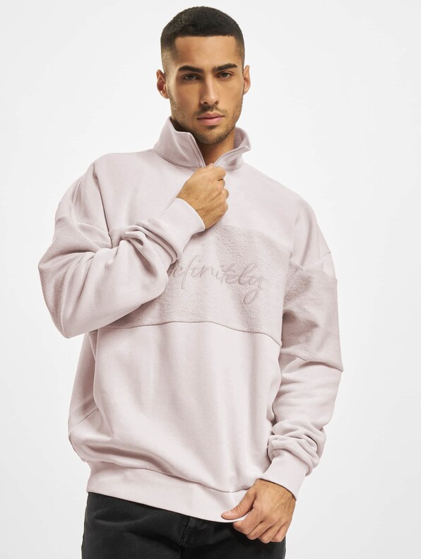 DEF Definitely Handwriting Embroidery Pullover-0