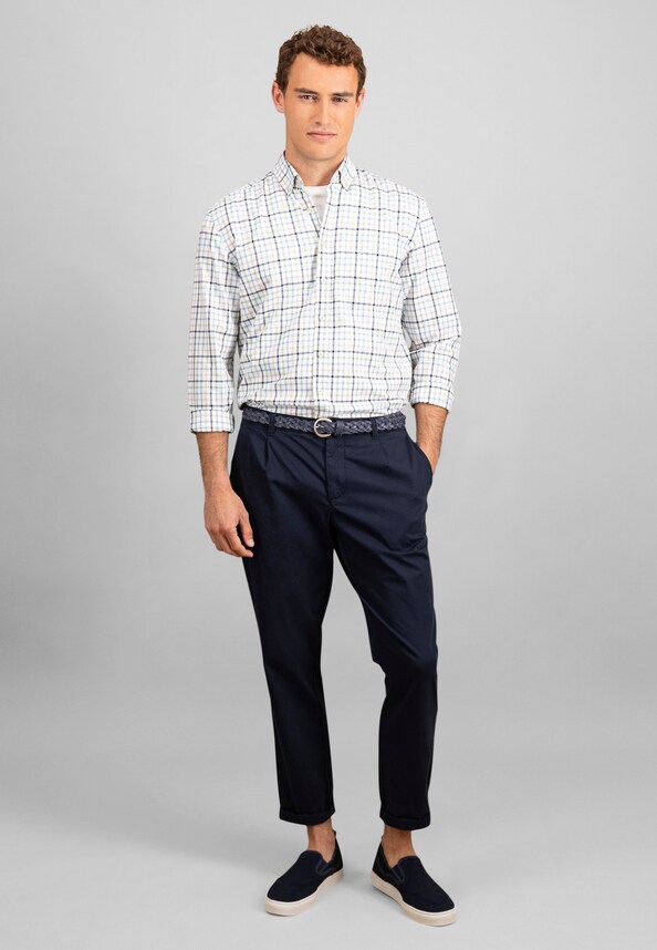 Multicolor Washed Oxford B.D. 1/1-1