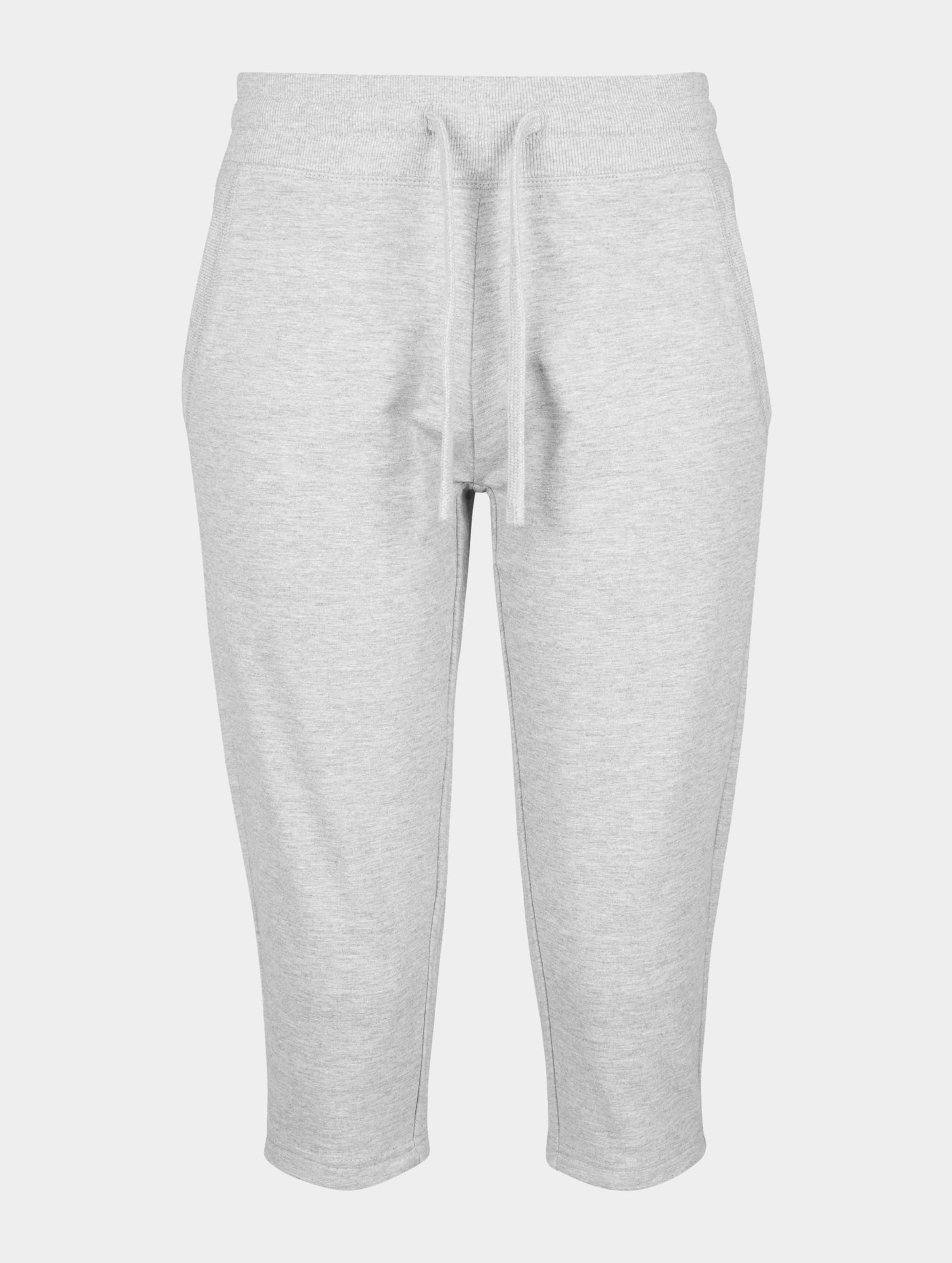 Build Your Brand Ladies Terry 3/4 Jogging Pants Vrouwen op kleur grijs, Maat M