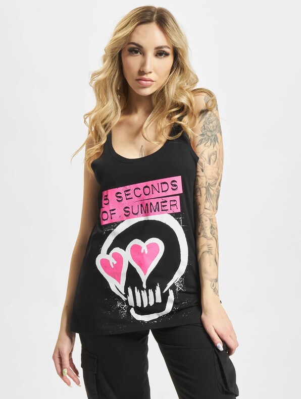 Ladies Five Seconds Of Summer Skull -2