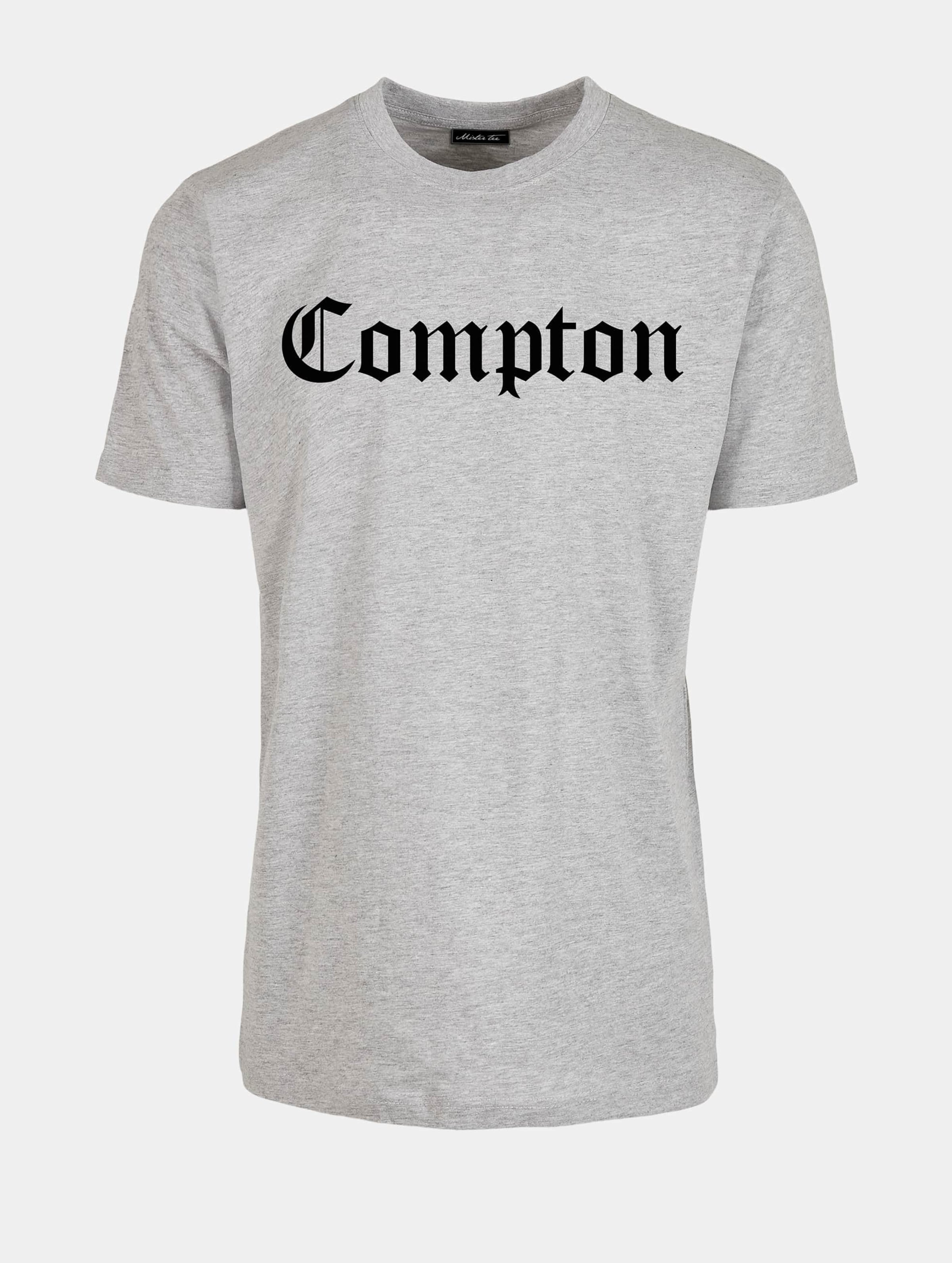 Mister Tee - Compton Heren Tshirt - M - Grijs