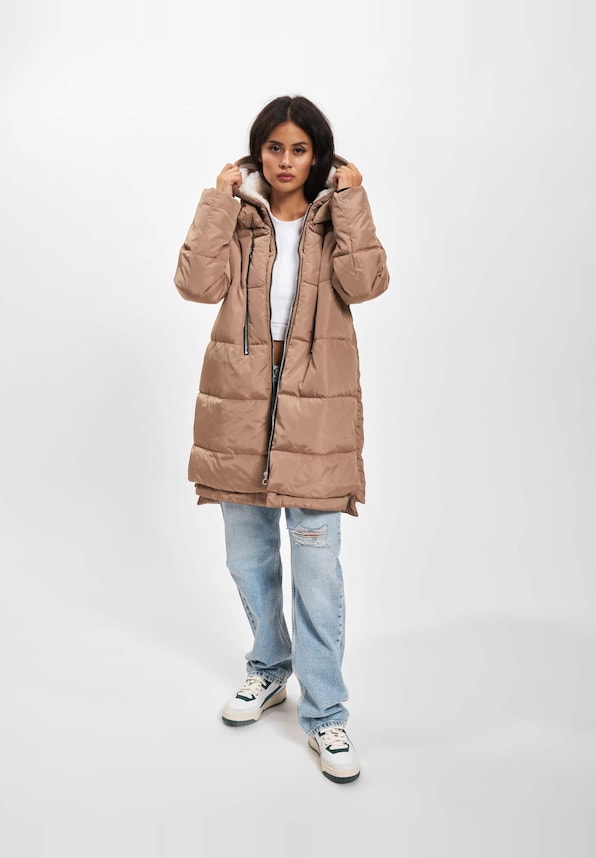 Only Newnora Long Puffer Mantel-8