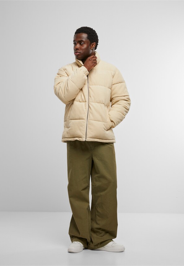 Signature Corduroy Puffer Jacket-2