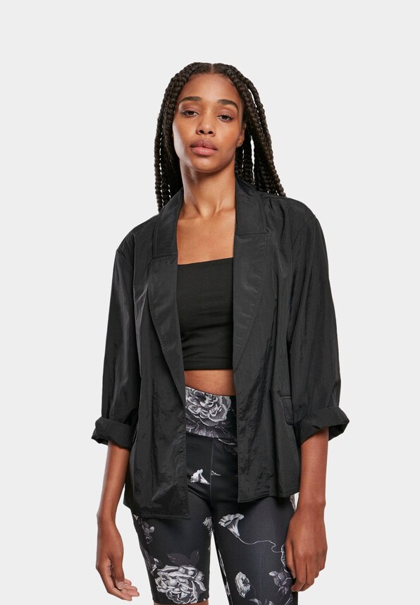 Ladies Oversized Crinkle Nylon-6