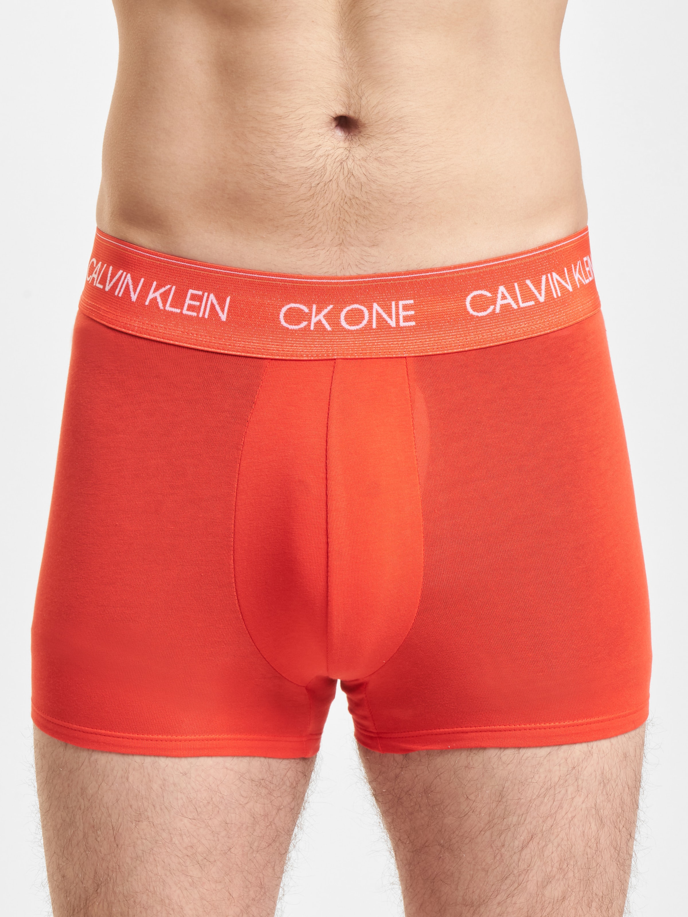 Calvin Klein Underwear Trunk Boxershorts Männer,Unisex op kleur oranje, Maat S