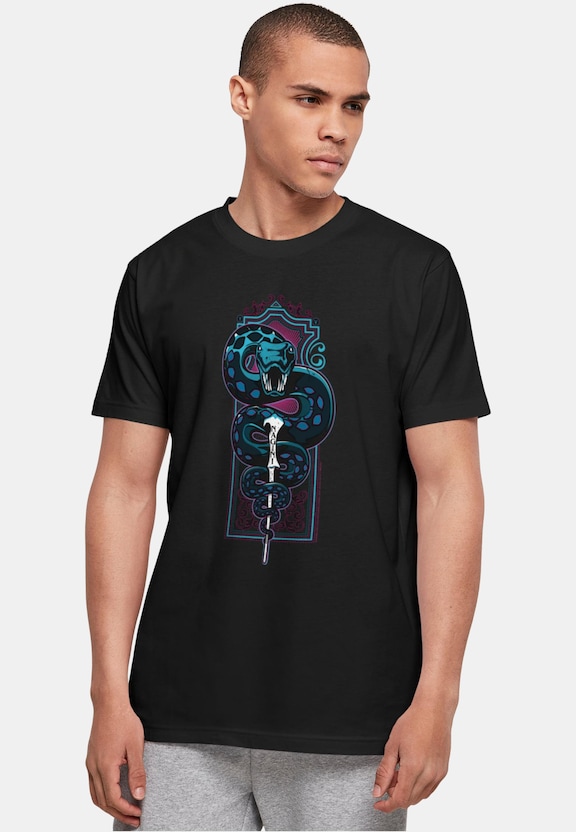 Harry Potter - Neon Basilisk Basic T-Shirt-0