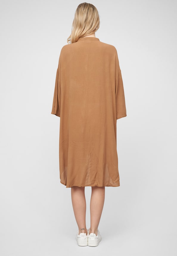 VIMARINA O-NECK 3/4 SHORT DRESS/SU/R-1