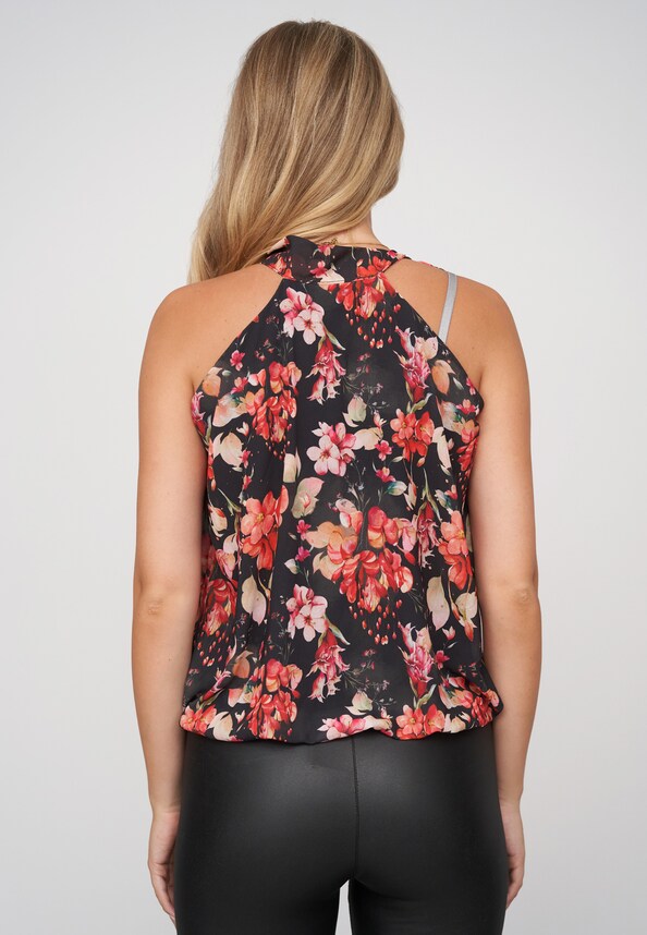 Chiffon Choker Top-1