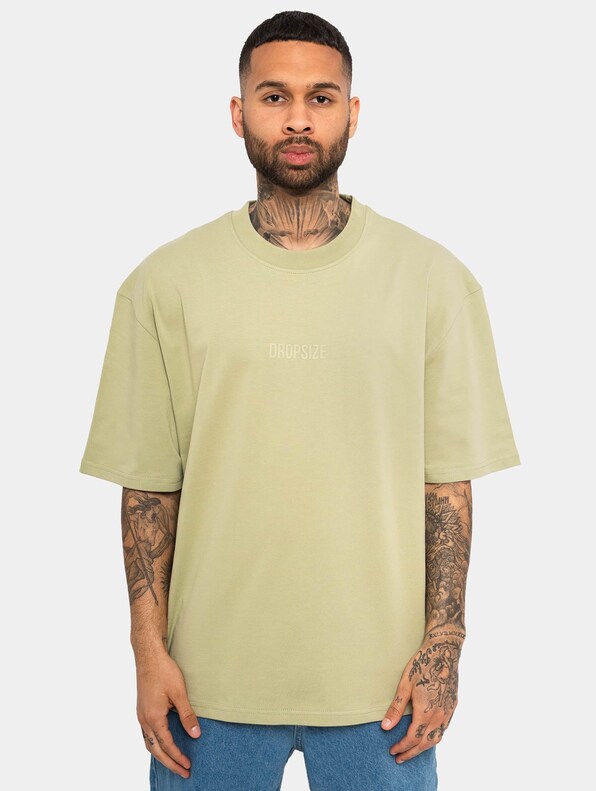 Dropsize Heavy HD Front Logo T-Shirt-0
