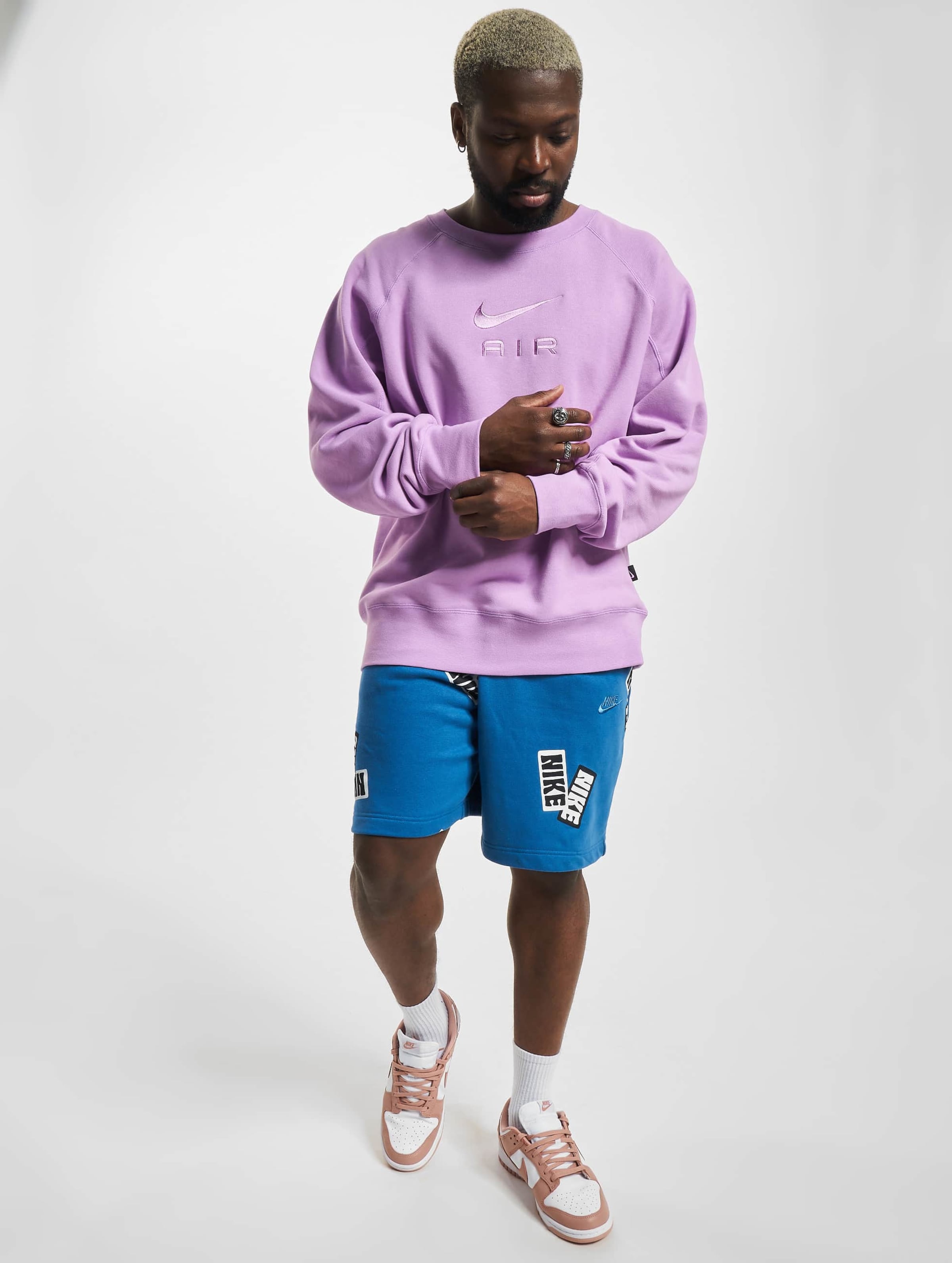 Purple crew neck discount nike