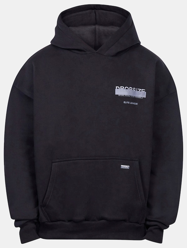 Dropsize Heavy Oversize Censored Hoodies-5