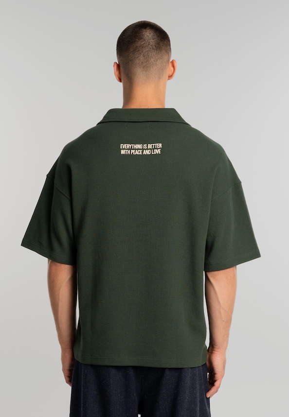 Peace Waffle Polo-1