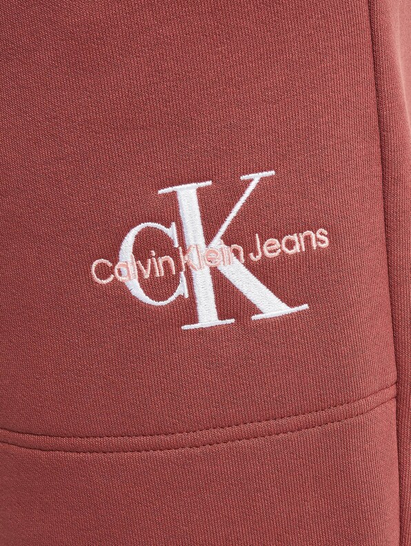Calvin Klein Monogram Cuffed Sweat Pants Terracotta-5