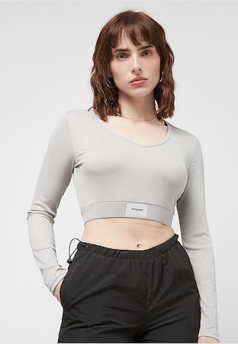 Longsleeve V-Neck Crop 