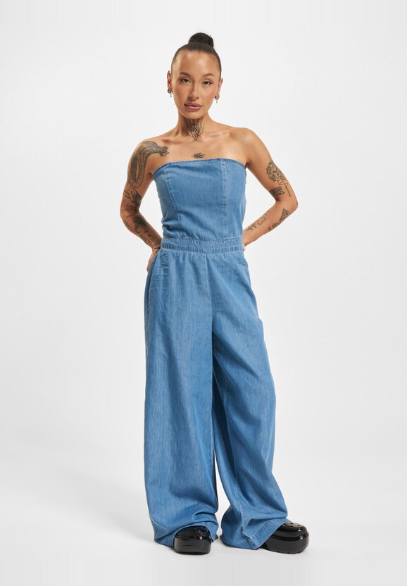 Only Akia Bea Denim Jumpsuits-4