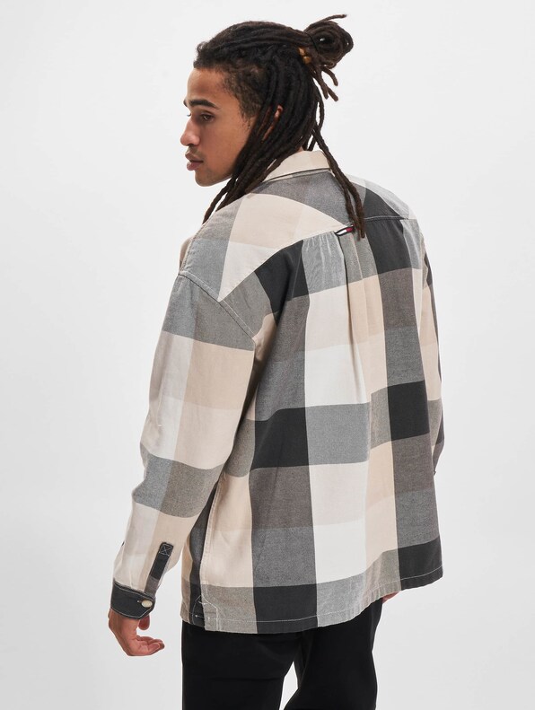 Tommy Jeans Bold Check Overshirt Langarmhemd-1