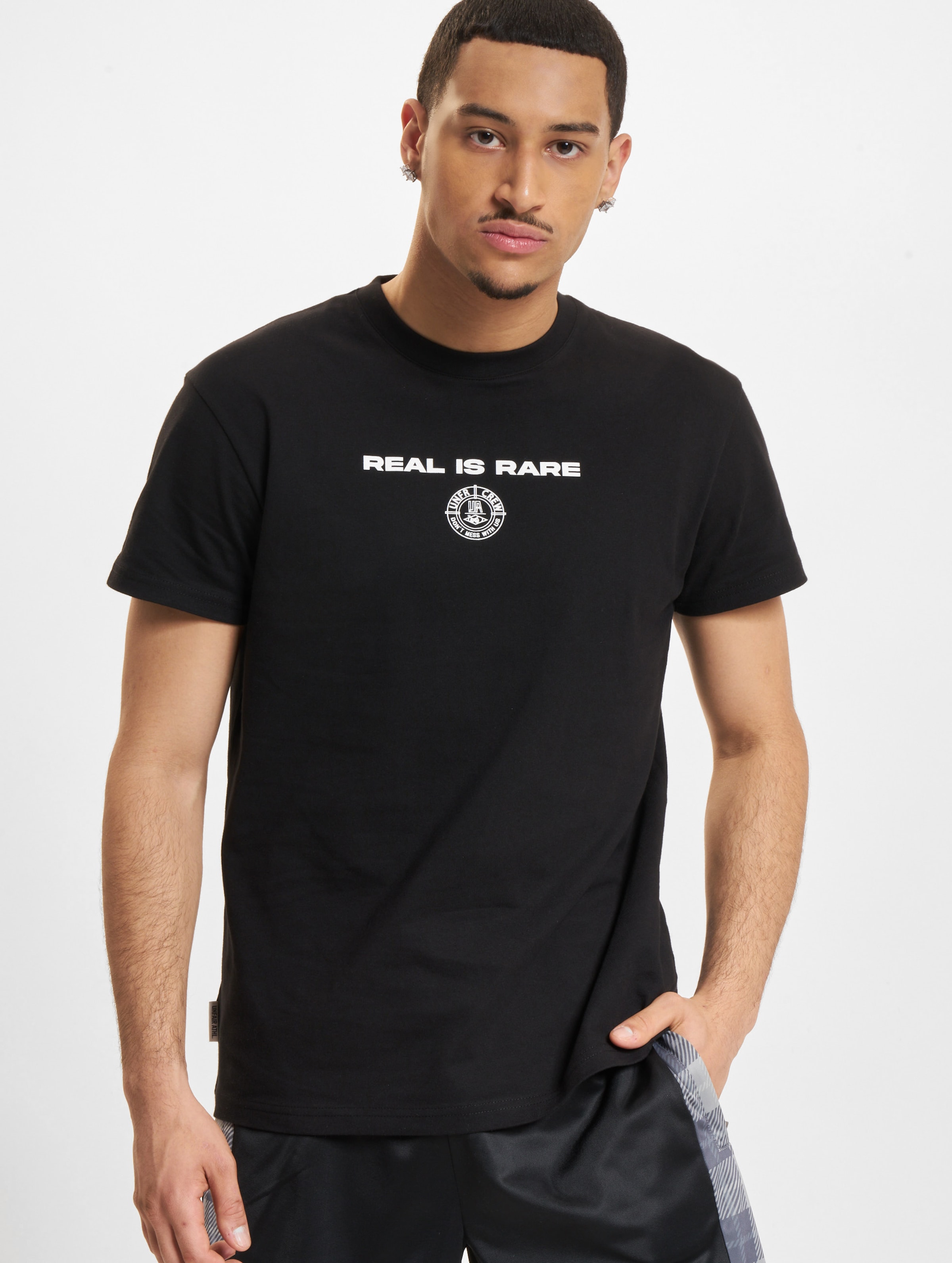 UNFAIR ATHLETICS Real is Rare T-Shirts Männer,Unisex op kleur zwart, Maat 3XL