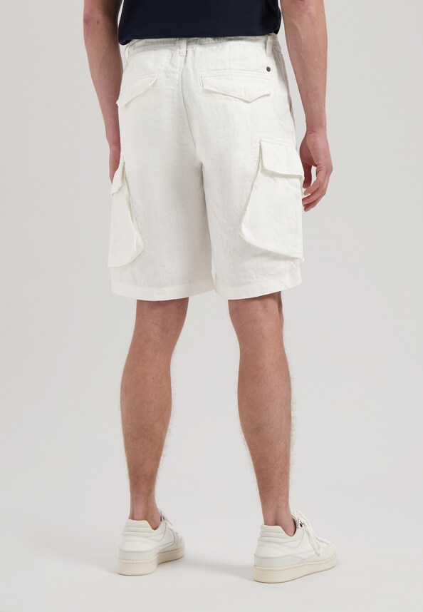 Logan Cargo Shorts Linen-1